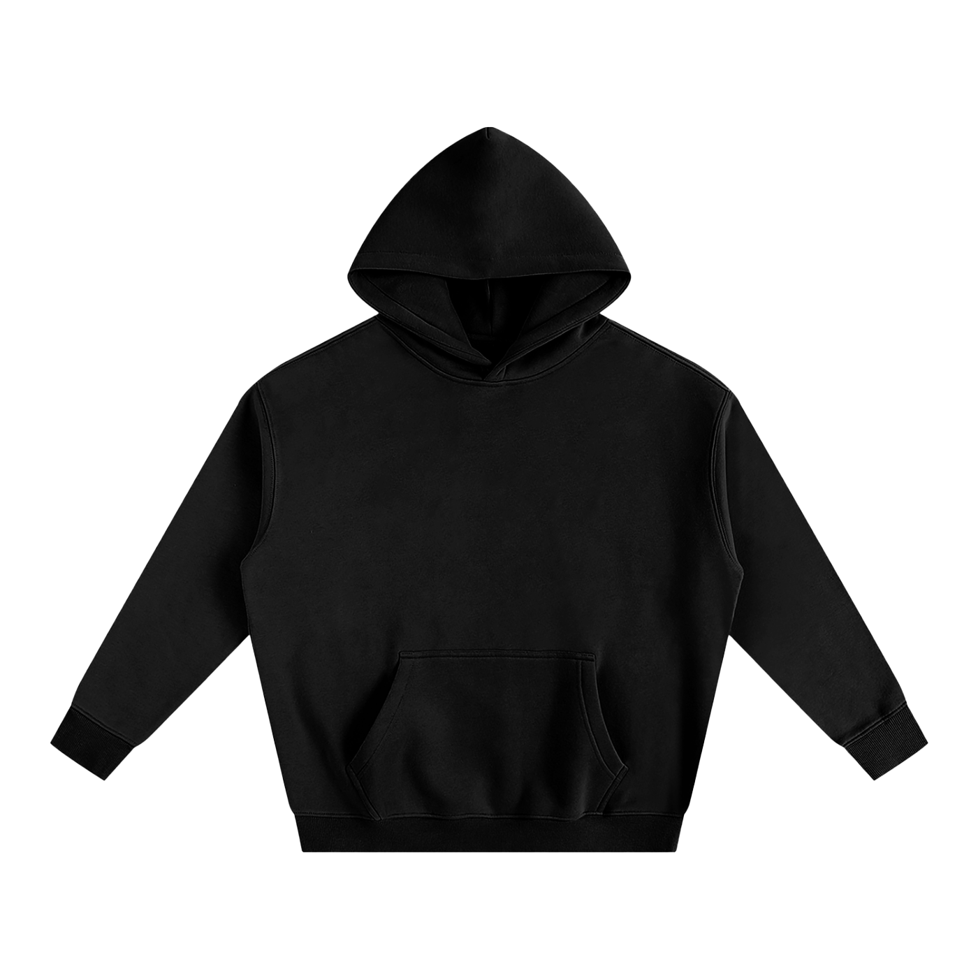 oversize fleeced hoodie