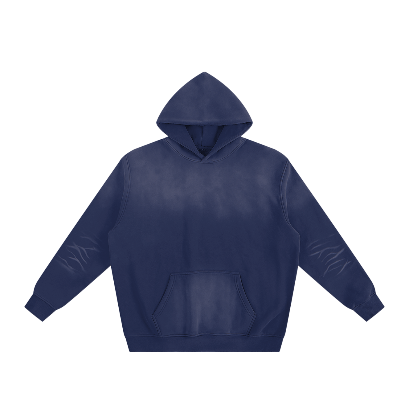 sunfade fleeced hoodie