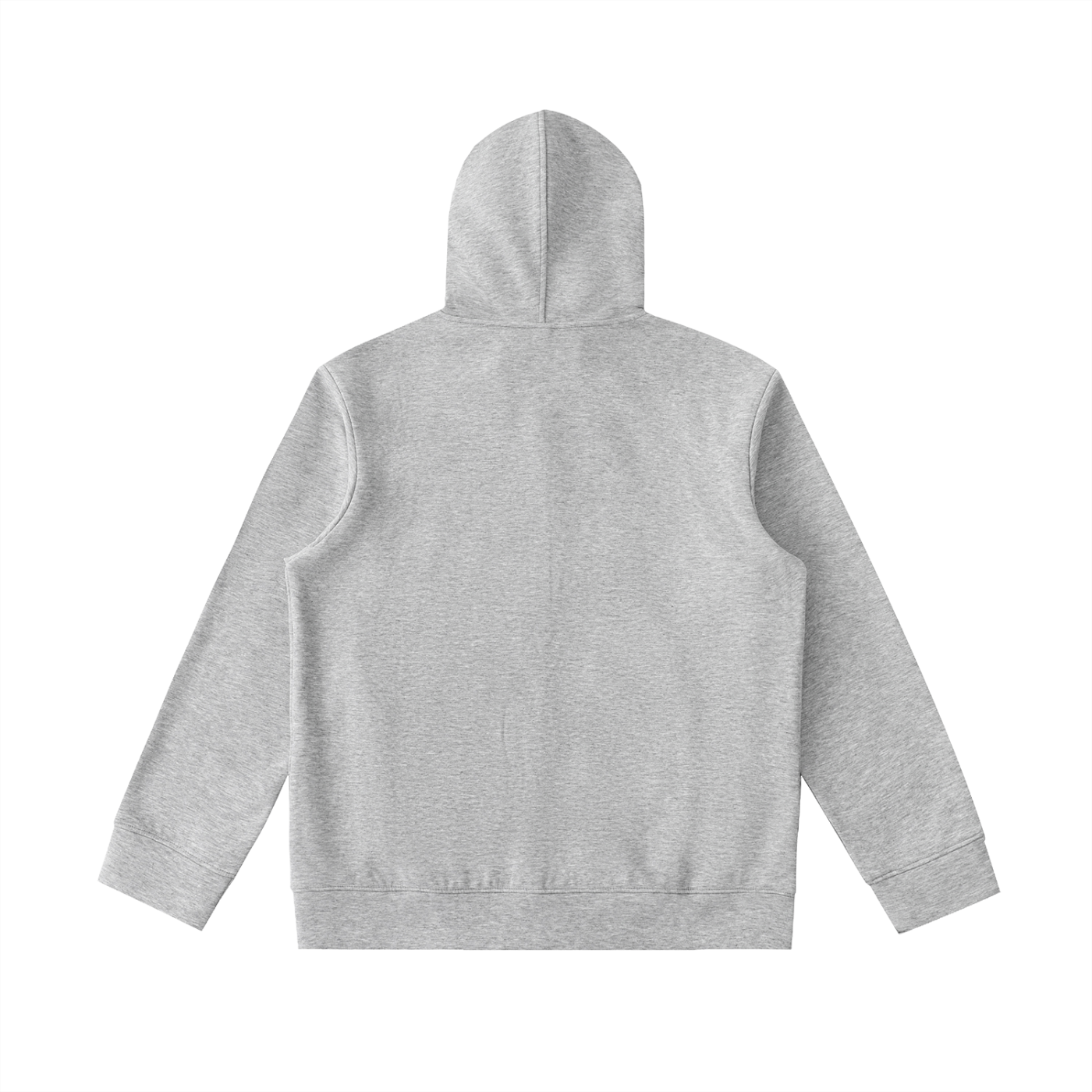 essential heavyweight high neck zip-up hoodie