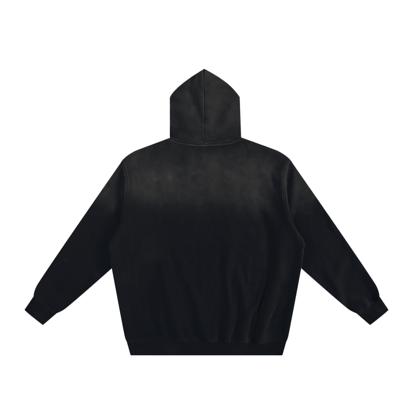 sunfade fleeced hoodie