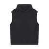 Acid Washed Sleeveless Hoodie
