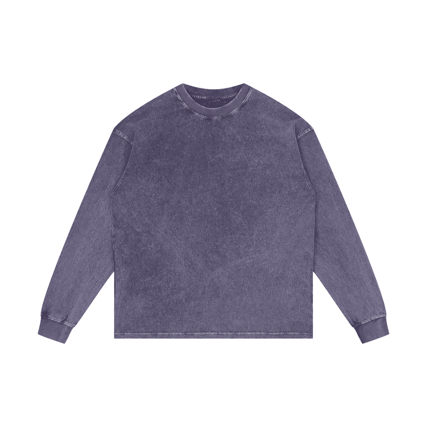 acid wash oversize long sleeve t-shirt
