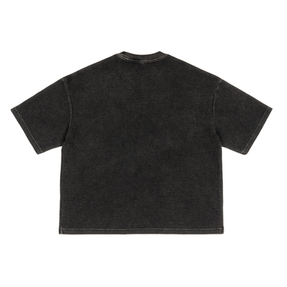 Textured Waffle Washed Boxy T-Shirt