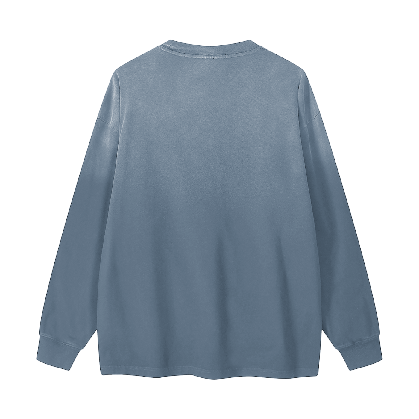 gradient washed long sleeve t-shirt