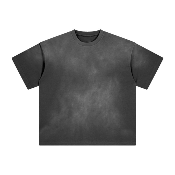 monkey washed all-over drop shoulder t-shirt 250 gsm