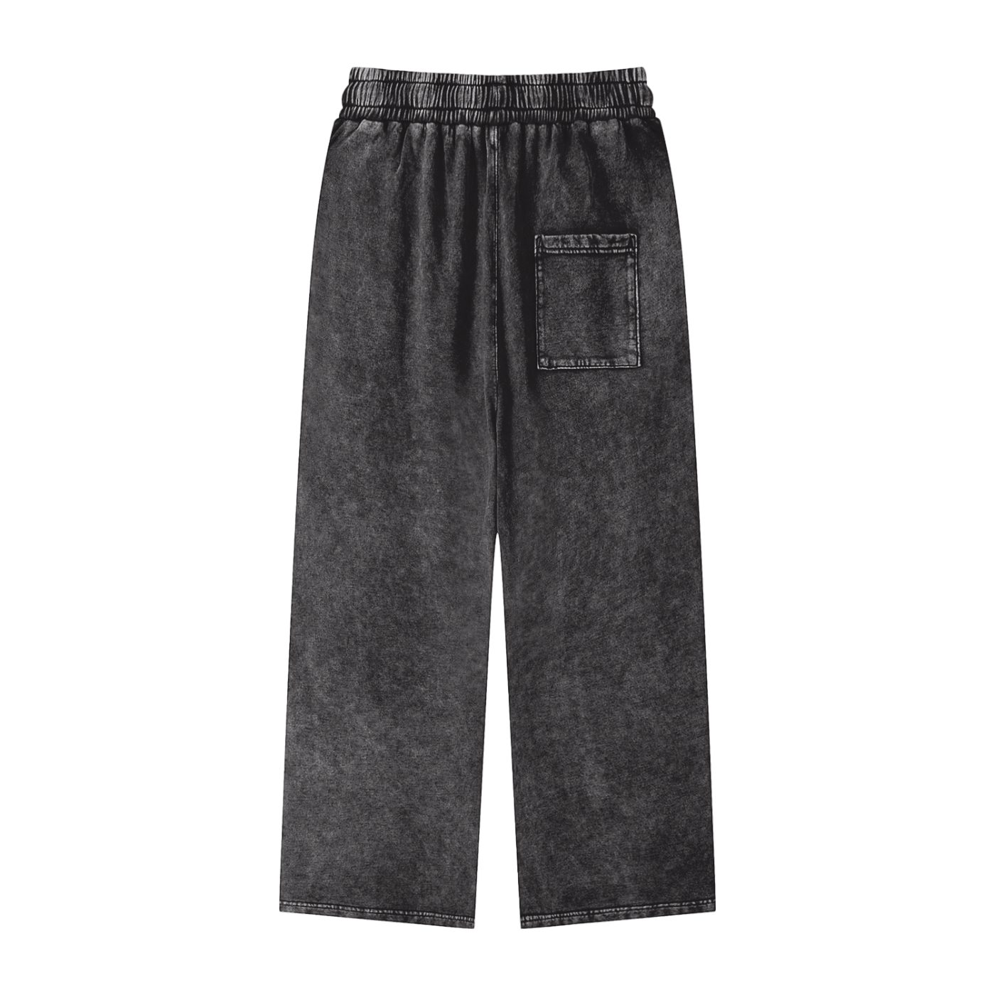 acid washed straight leg joggers