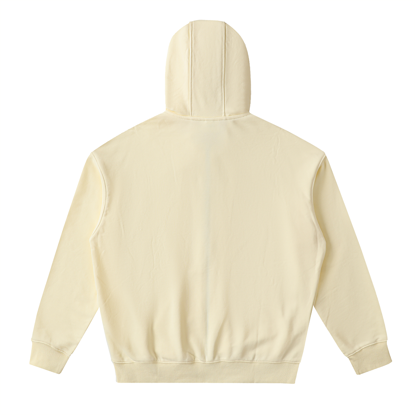 drop-shoulder zip up hoodie
