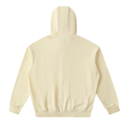 Drop-Shoulder Zip Up Hoodie