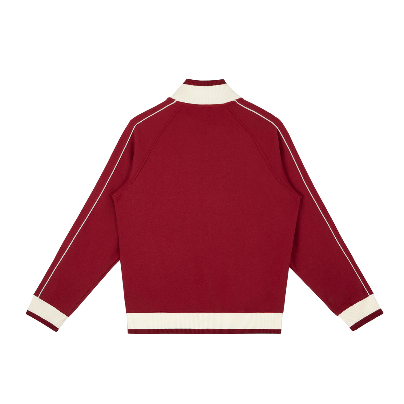 colour block raglan sleeve zip track jacket
