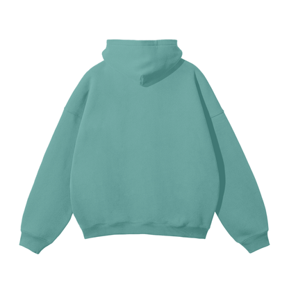 Streetwear Oversized Solid Colour Fleece Hoodie 350 GSM