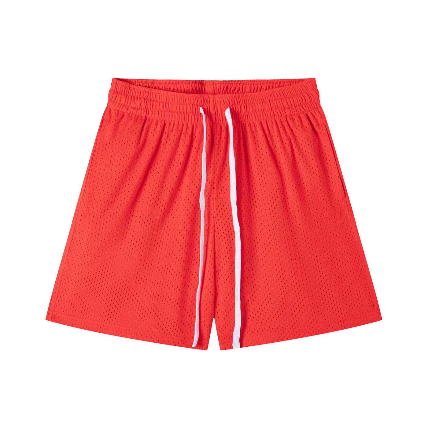 mesh drawstring shorts