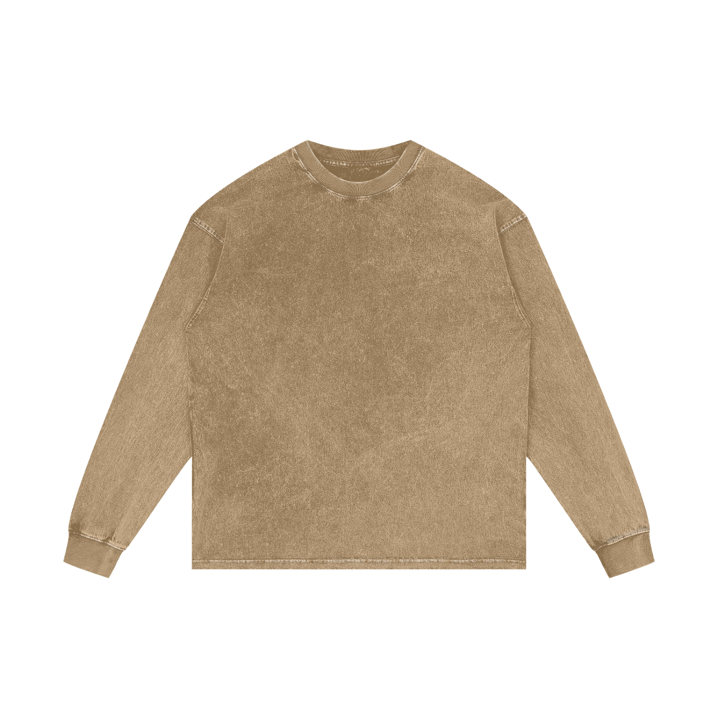 acid wash oversize long sleeve t-shirt