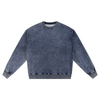 Acid Wash Oversized Crewneck Sweatshirt