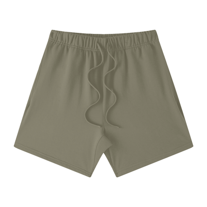 Earth Tone Loose Fit Cotton Shorts
