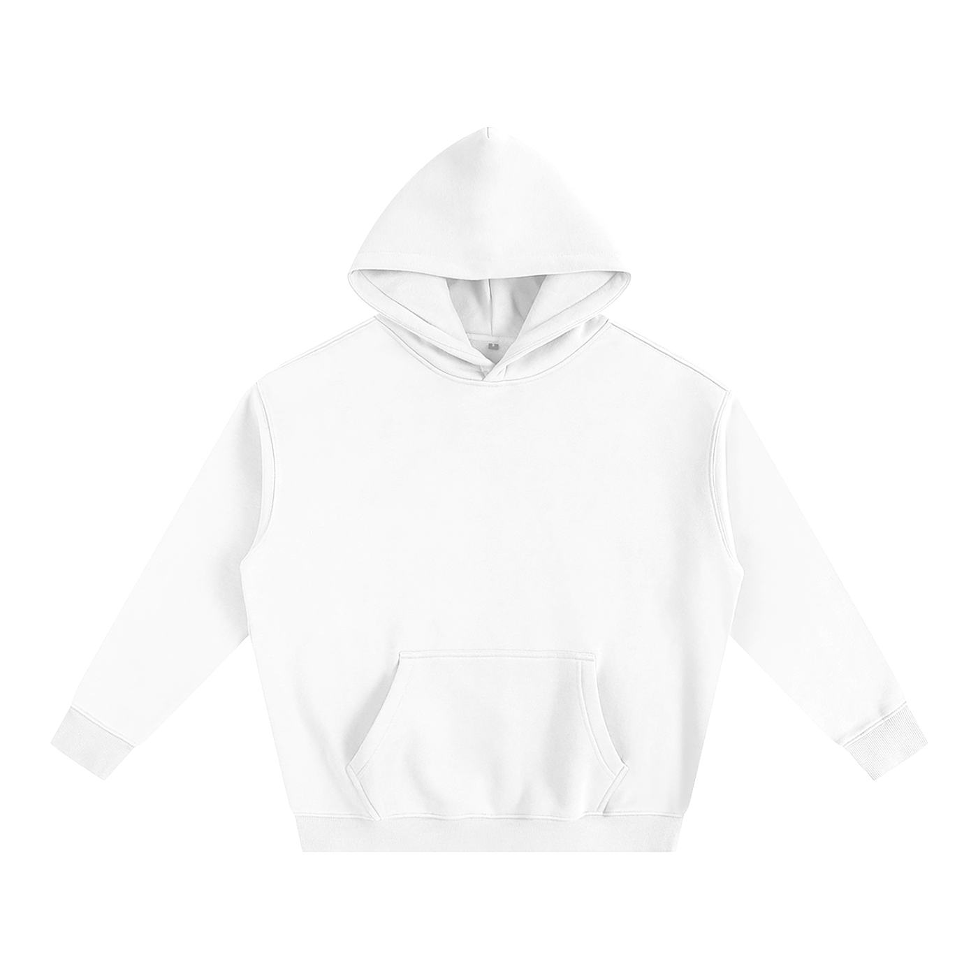 oversize fleeced hoodie