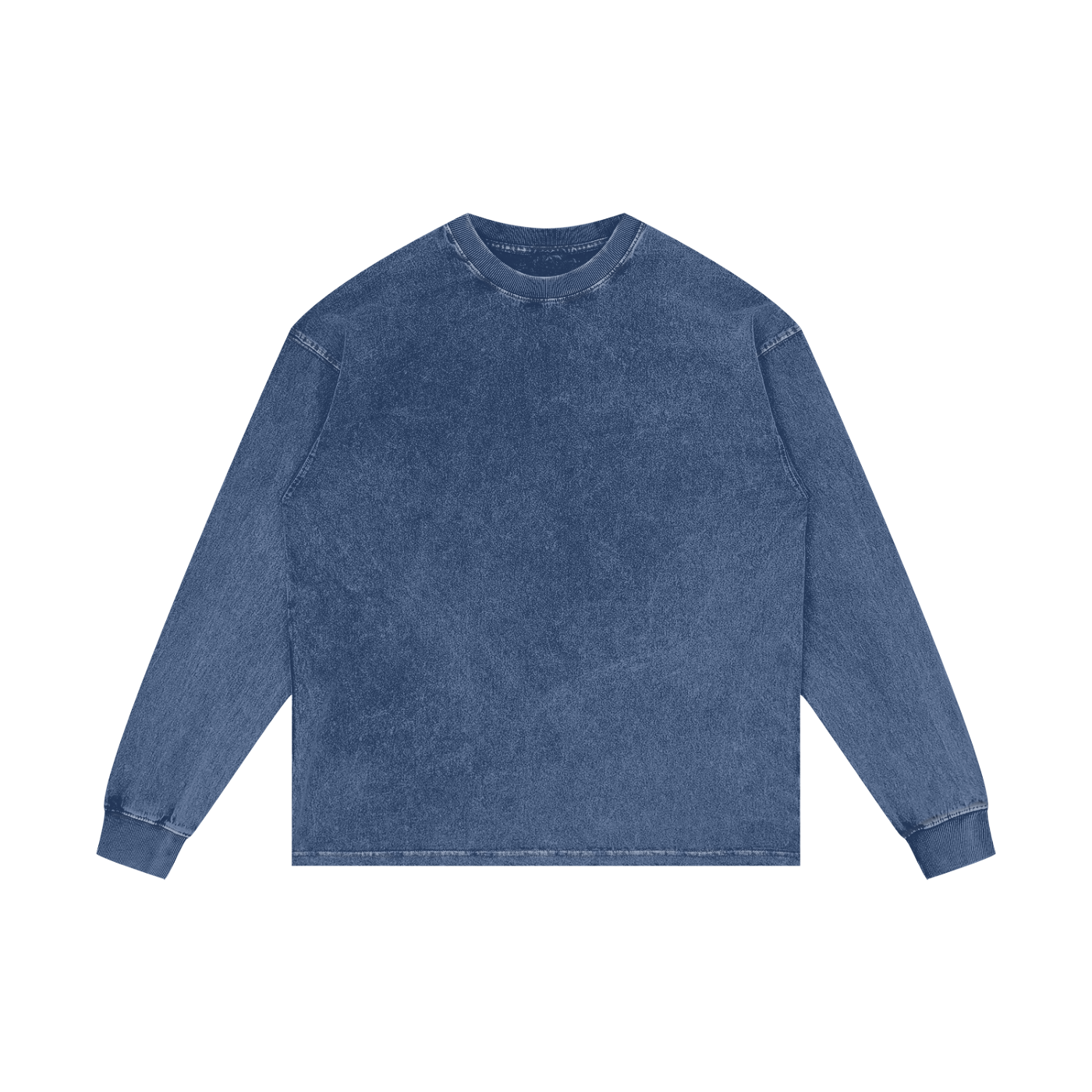 acid wash oversize long sleeve t-shirt