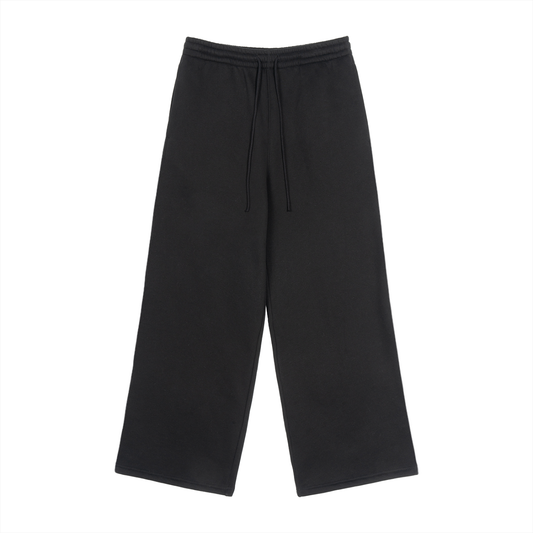 Fleece Drawstring Straight-Leg Joggers