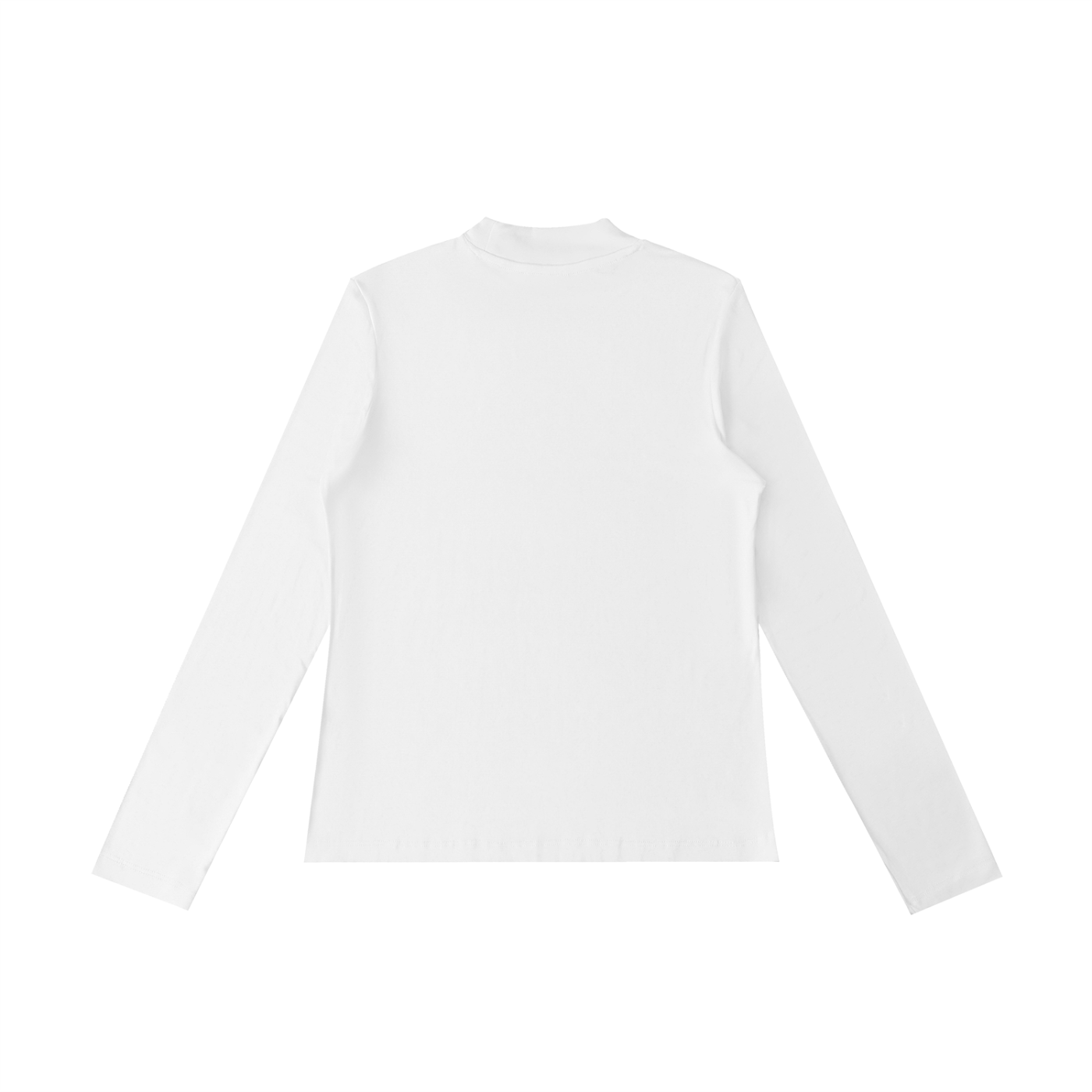 essential mock neck long sleeve t-shirt