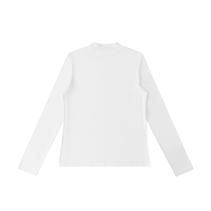 Essential Mock Neck Long Sleeve T-Shirt