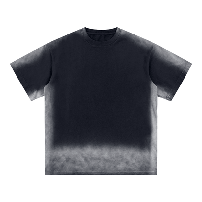 Monkey Washed Edge Drop Shoulder T-Shirt 250 GSM