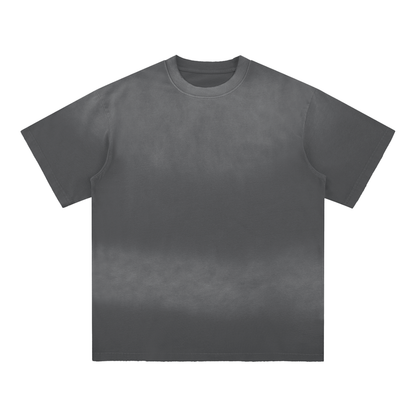 Sun Fade Hand-Frayed Cotton T-Shirt