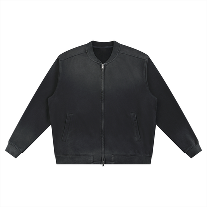 Sun Fade Heavyweight Baseball Jacket