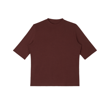 Essential Mock Neck Short Sleeve T-Shirt