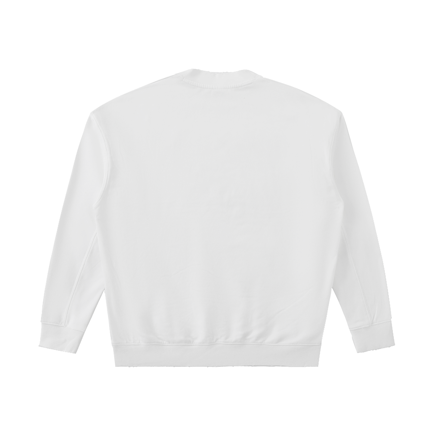drop shoulder crewneck sweatshirt