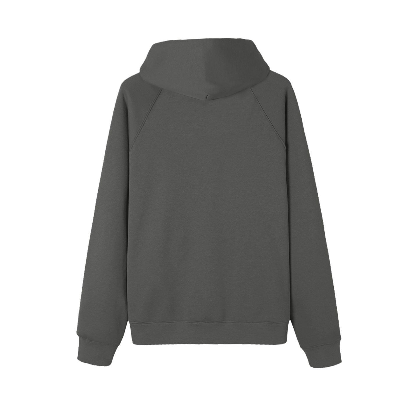 essential raglan sleeve fleece hoodie
