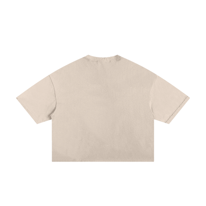 Classic Frayed Boxy Tee 250 GSM