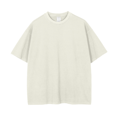 Vintage Wash Drop Shoulder T-Shirt 250 GSM