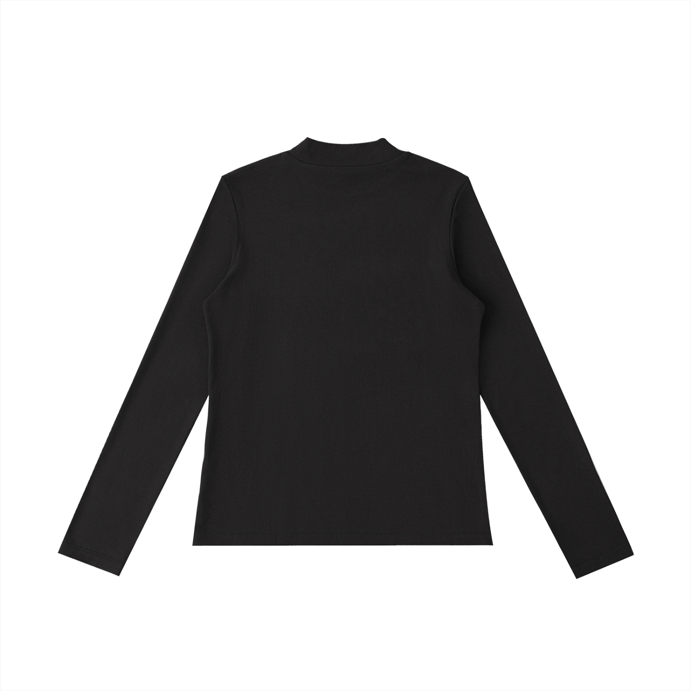 essential mock neck long sleeve t-shirt