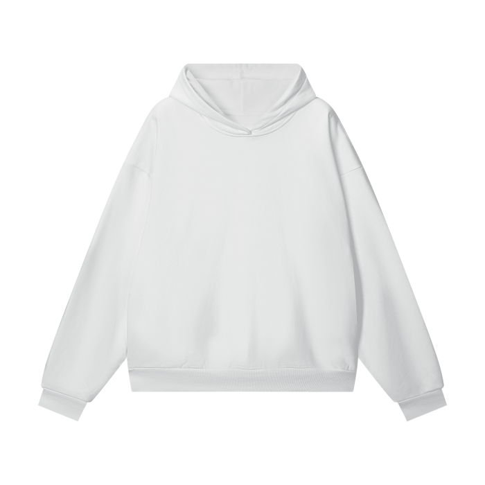 oversized heavyweight hidden pocket fleece hoodie 460 gsm