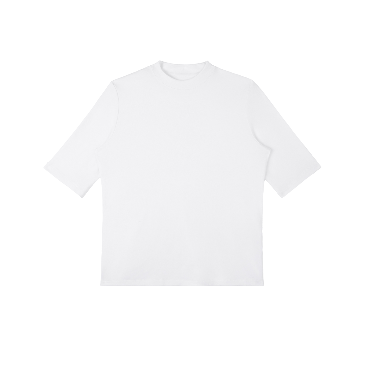 essential mock neck short sleeve t-shirt