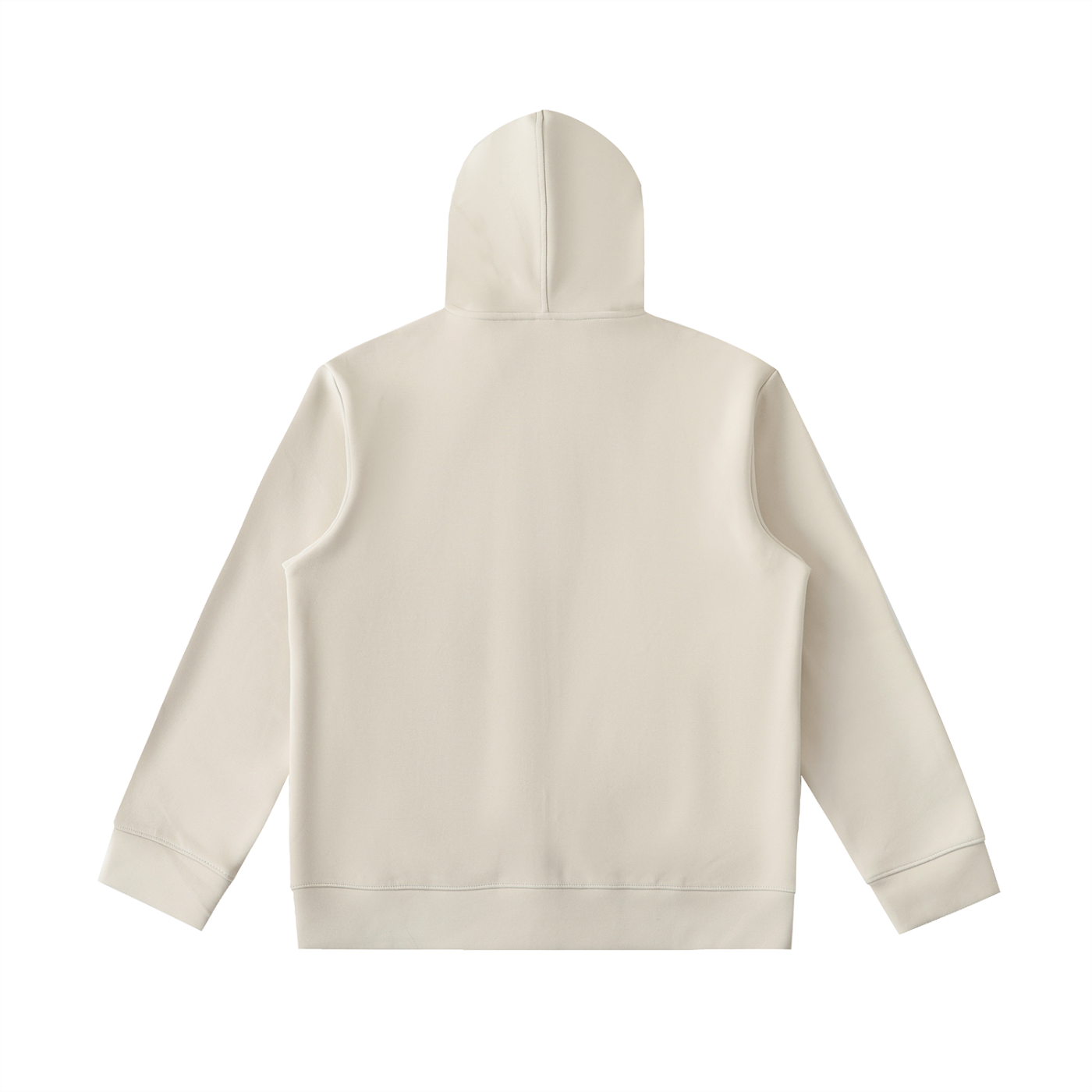 essential heavyweight high neck zip-up hoodie
