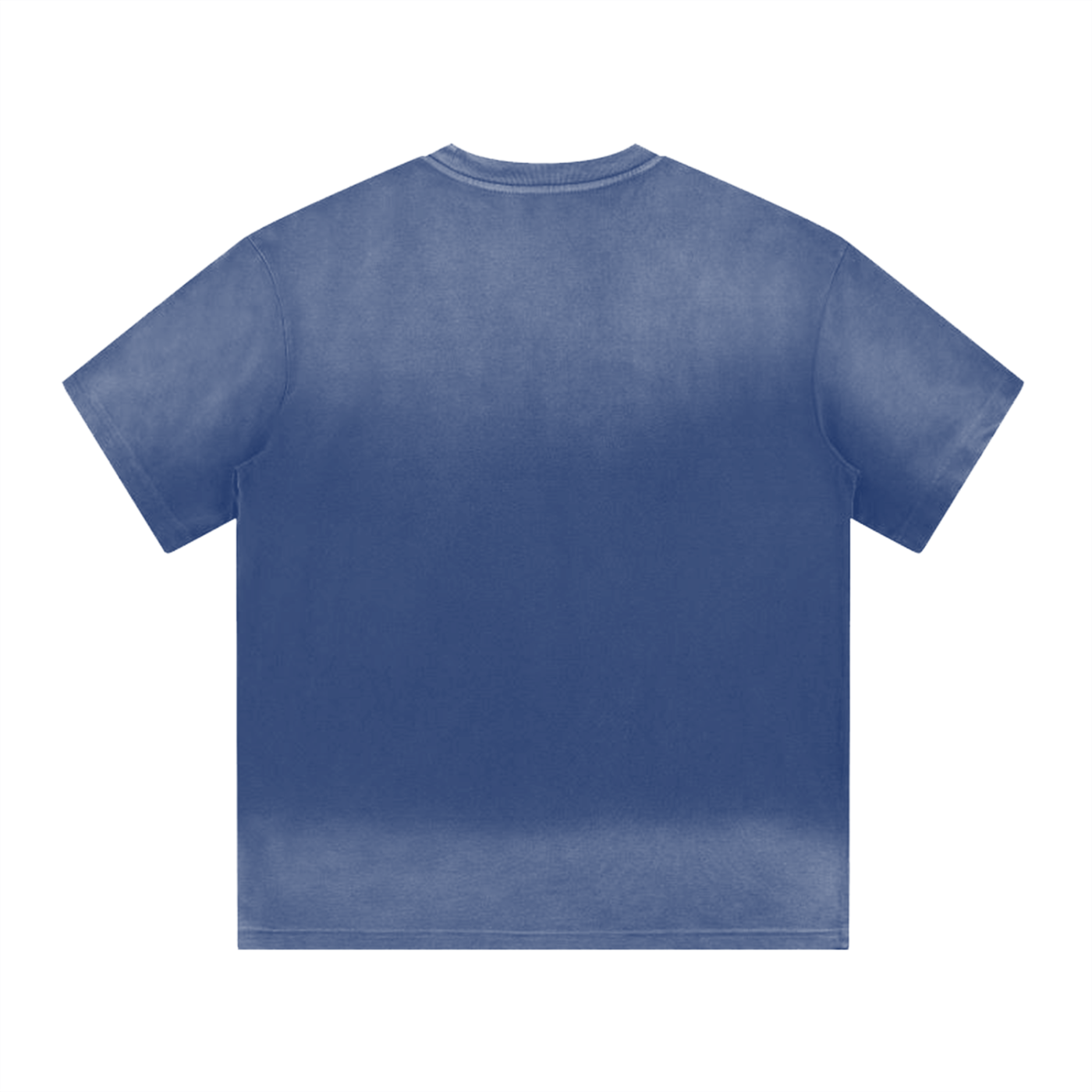 “i” shape gradient washed t-shirt