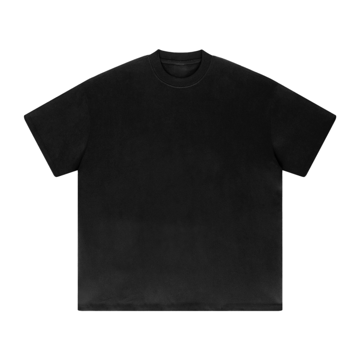 streetwear heavyweight solid color drop shoulder loose t-shirt 425 gsm