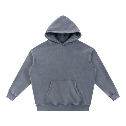 Acid Wash Fleece Oversize Hoodie