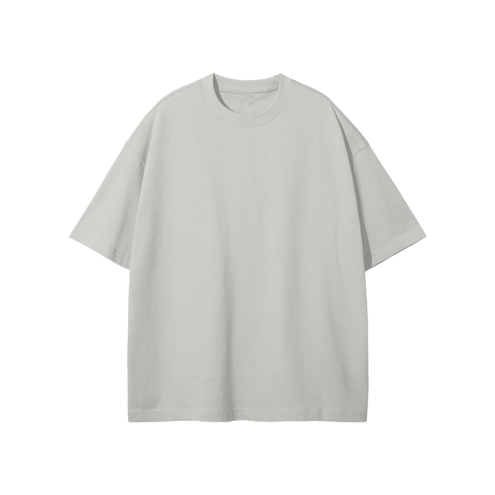 streetwear earth tone heavyweight loose fit fog t-shirt 275 gsm