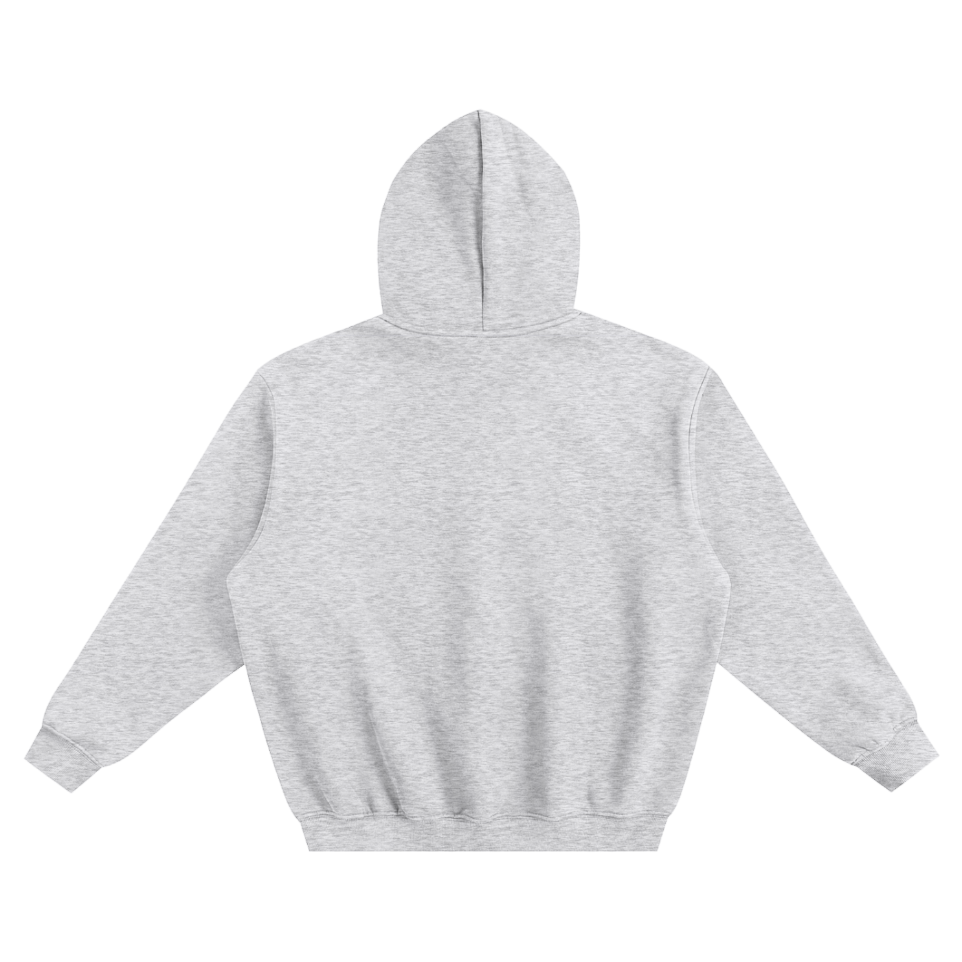 fleeced boxy hoodie
