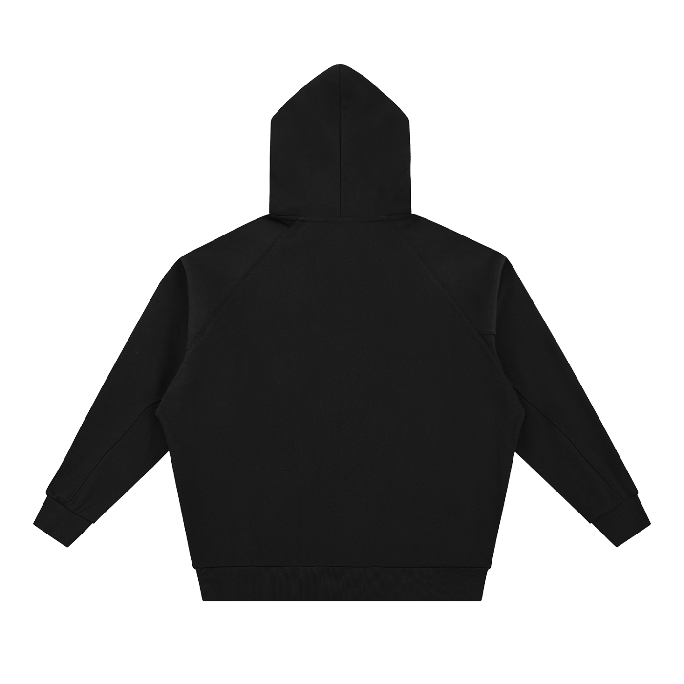 dolman sleeve zip-through fleece  hoodie