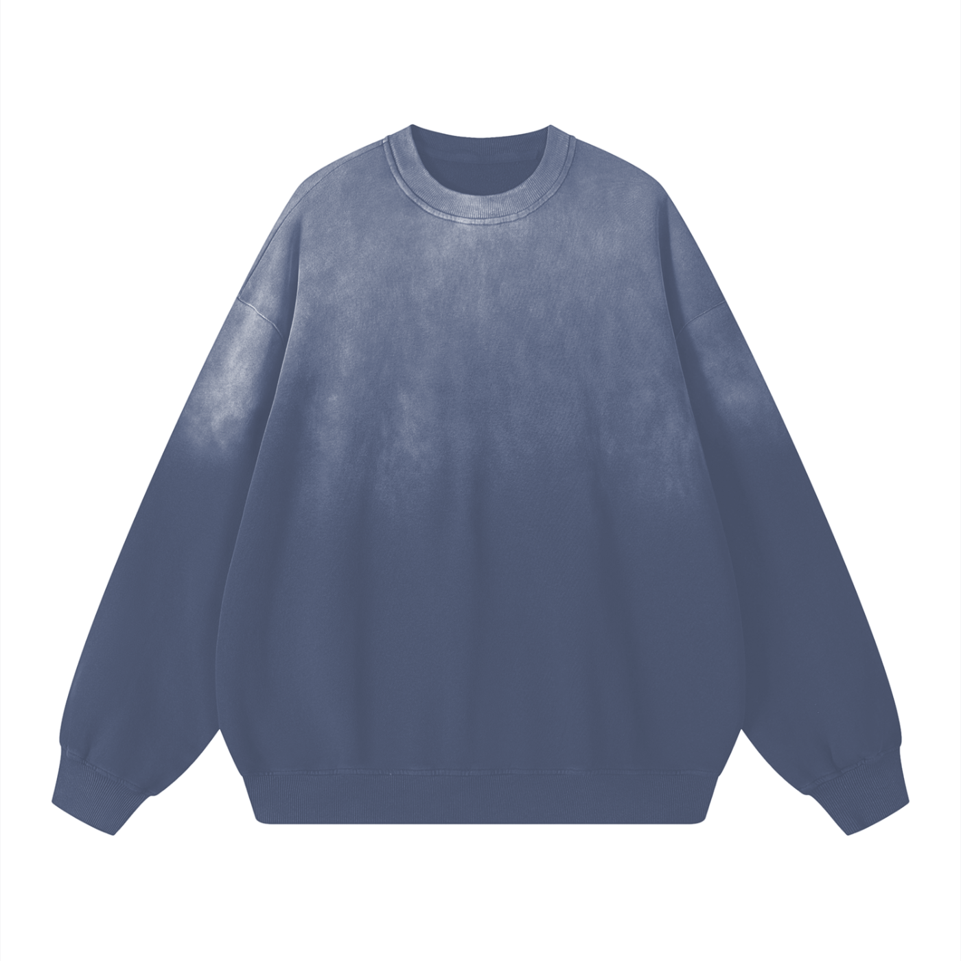 sunfade drop-shoulder cotton sweatshirt