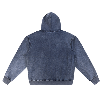 Acid Wash Oversized Hoodie