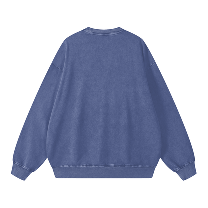 Acid Washed Oversized Sweatshirt