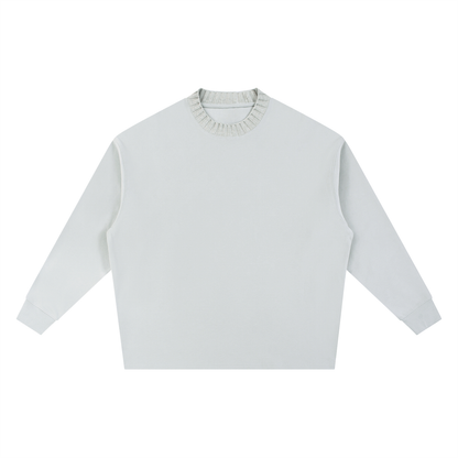 Knitted Round Neck Oversize Sweatshirt