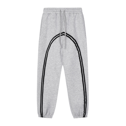 Sun Fade Contrast Tape Fleece Jogged Joggers