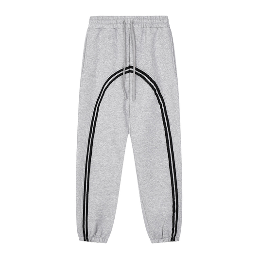 Sun Fade Contrast Tape Fleece Jogged Joggers