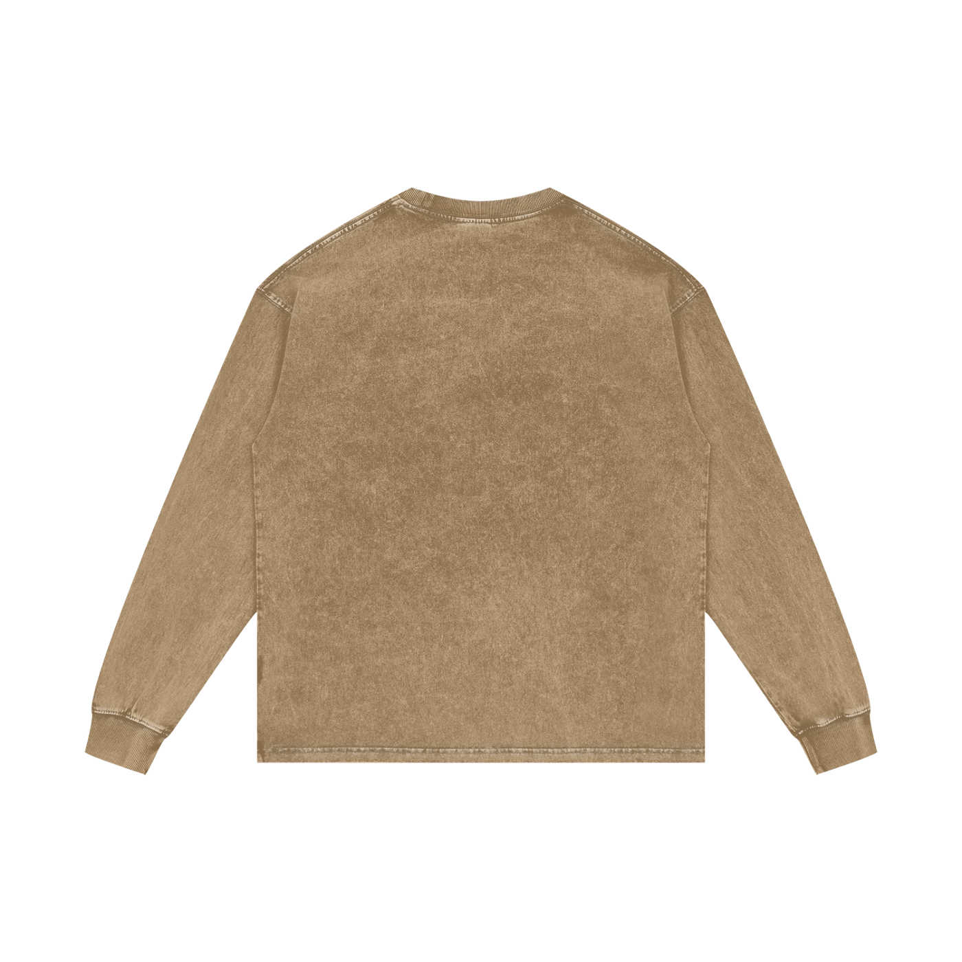 acid wash oversize long sleeve t-shirt