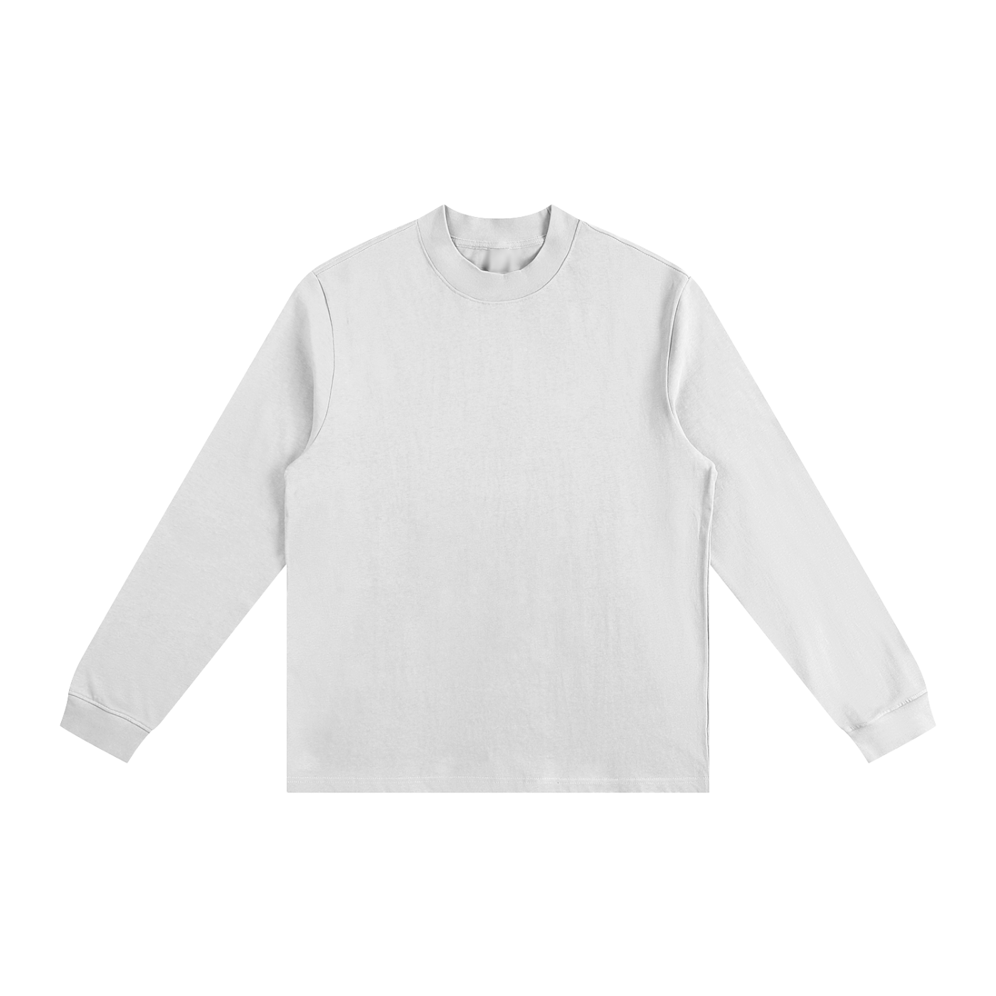 essential non-shrink mock neck sweatshirt