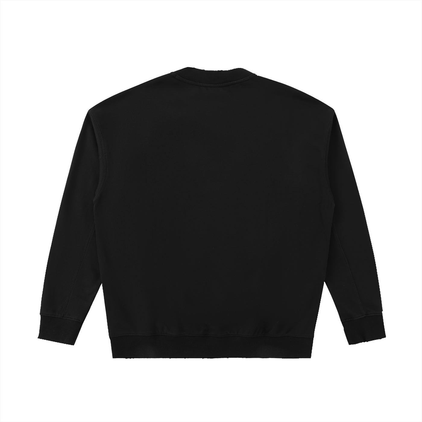 drop shoulder crewneck sweatshirt